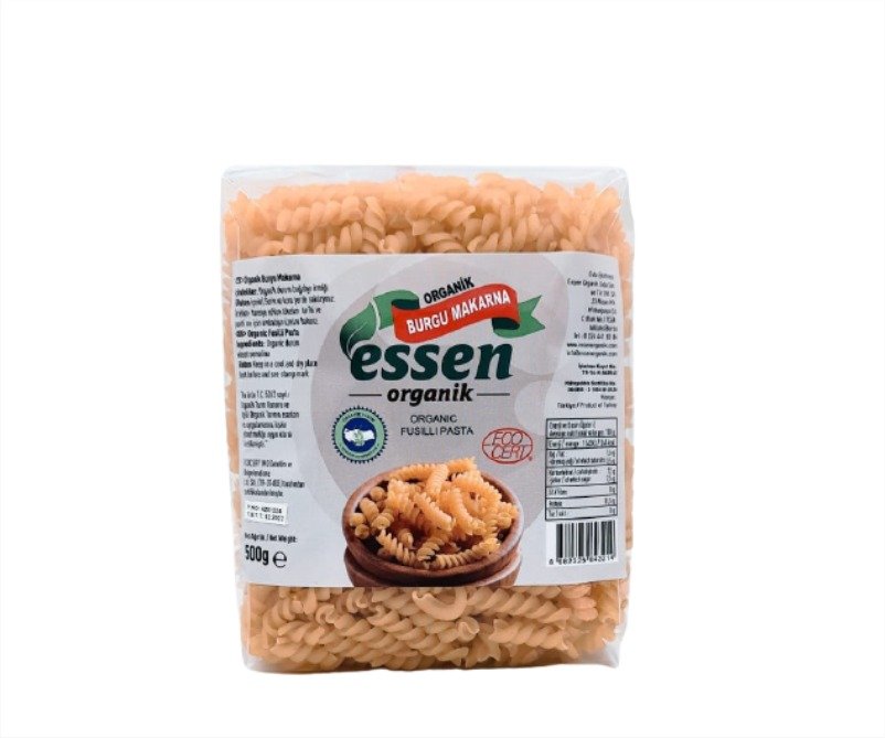 Essen Organik Burgu Makarna 500 gr (Kargo Dahil)