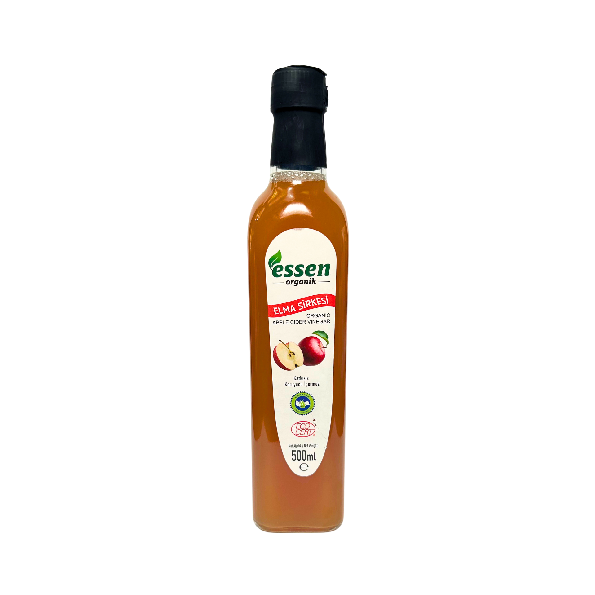 Essen Organik Elma Sirkesi 500 ml (Kargo Dahil)