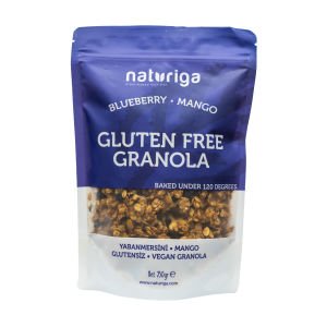 Naturiga Glutensiz Yaban Mersini&Mango Granola 250 gr (Kargo Dahil)