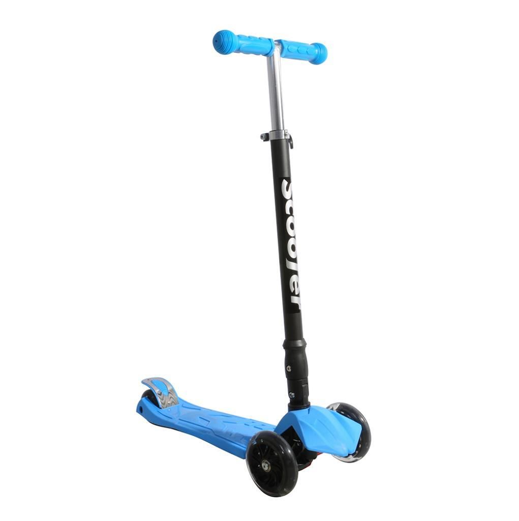 Xslide Işıklı Tekerlekli Scooter Mavi