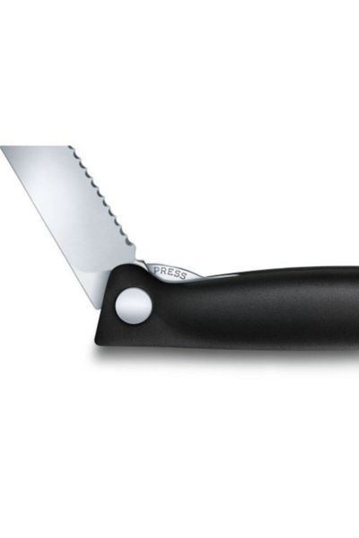 ​​​Victorinox 6.7833.fb Swissclassic 11cm Katlanabilir Domates Bıçağı Siyah