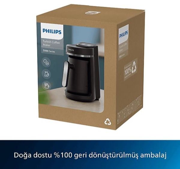 Philips HDA150/61 Türk Kahve Makinesi-Gri