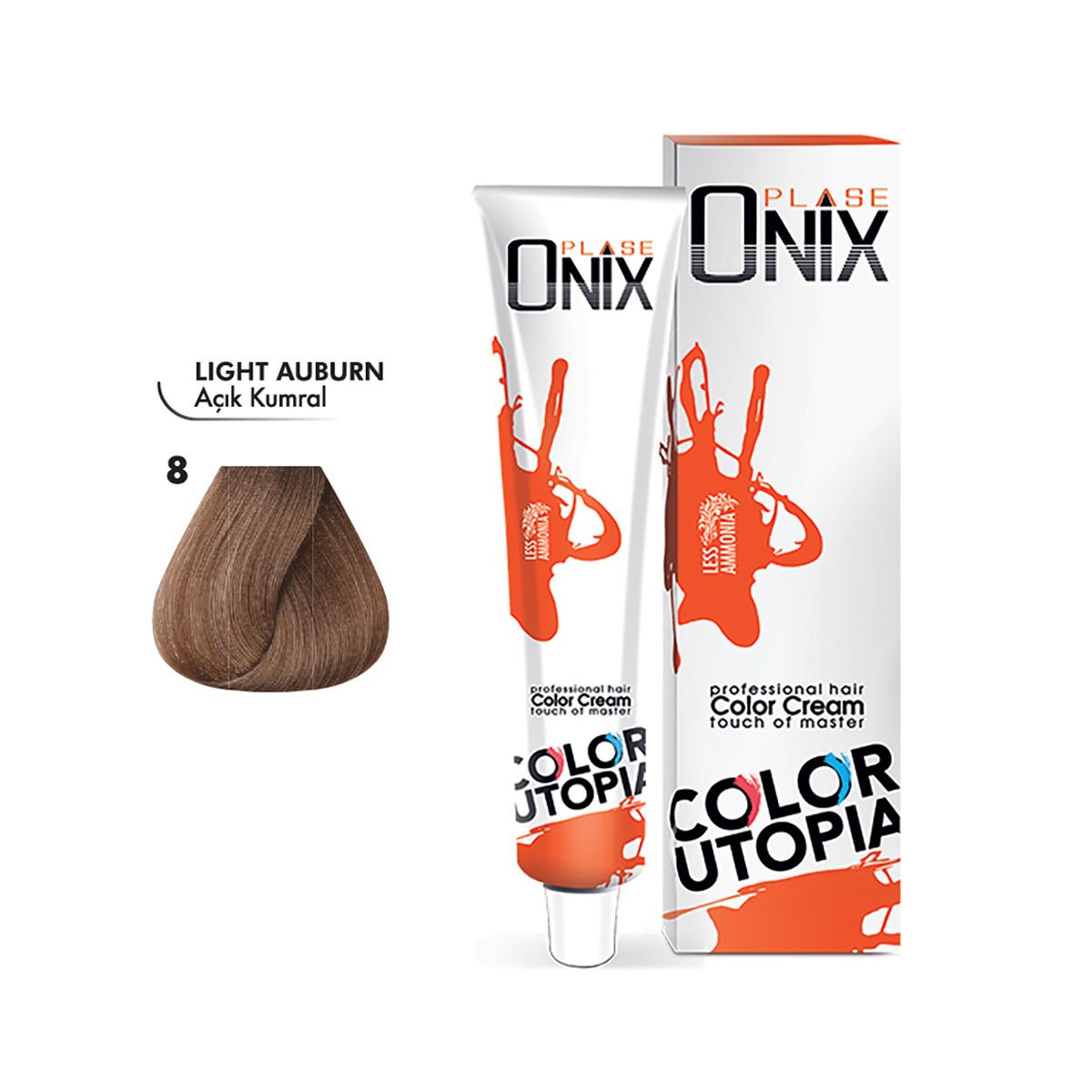 ONIX SAÇ BOYASI 8- AÇIK KUMRAL 60 ML