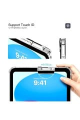 Apple iPad 10. Nesil 2022 10.9'' Kılıf Şeffaf Silikon Tablet Kılıfı Esnek TPU Kapak Arkası Buzlu