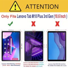 Lenovo Tab M10 Plus 3. Nesil 10.6'' (Gen 3 2022) TB125F - TB128F uyumlu Ekran Koruyucu Nano Kırılmaz
