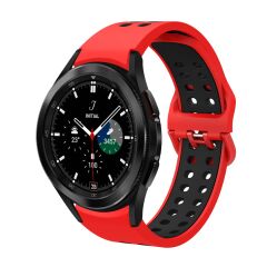 Samsung Galaxy Watch 5 40 / 44 mm Delikli Silikon Kordon Tam Uyumlu Pim Tasarımı Renkli Spor Kayış