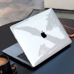 MacBook Air 13 M1 2021 Kılıf Koruyucu Kapak 13.3'' A2337 Uyumlu Şeffaf Parlak Tasarım Hava Kanallı