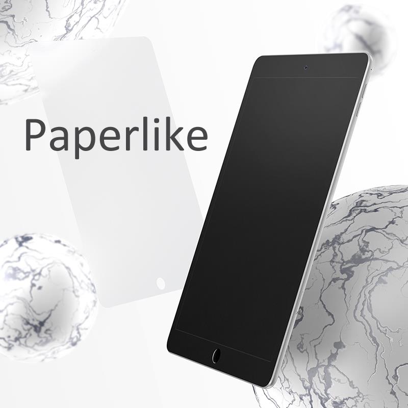 Apple iPad 9. Nesil 2021 10.2'' inc PaperLike Ekran Koruyucu Kağıt Hissi Veren Tasarım Mat Yüzey