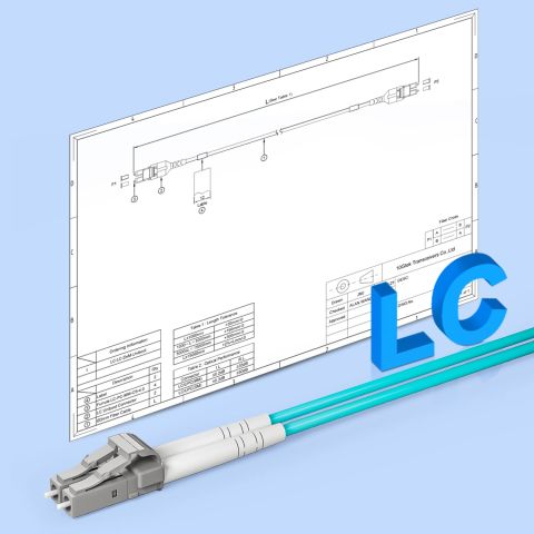 OM3 LC Fiber Patch Kablo MM (15 Metre)