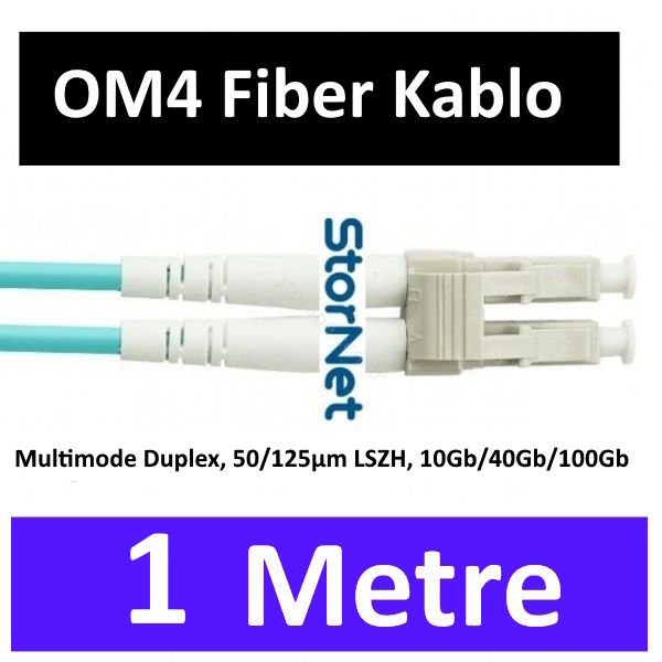 Fiber Patch Kablo OM4 MM LC - 1 metre
