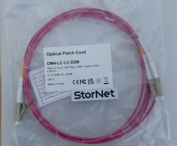 Fiber Patch Kablo OM4 MM LC - 2 metre