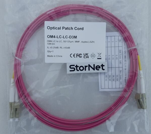Fiber Patch Kablo OM4 MM LC - 3 metre