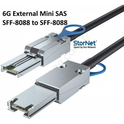 Mini SAS Kablo SFF8088 to SFF8088 (2 Metre)
