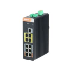 Dahua 6-Port Gigabit PoE (Yönetilen) ile 10-Port Gigabit Endüstriyel Swicth