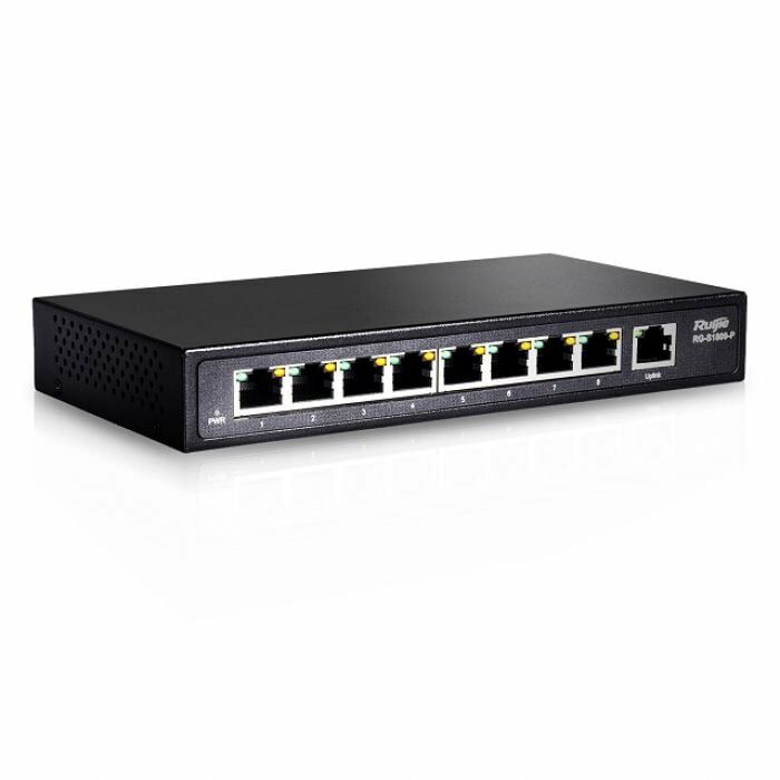 Ruijie RG-S1809-P Unmanaged Switch 8 Port 10/100/1000