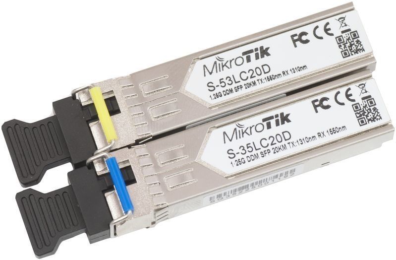 Mikrotik  S-3553LC20D SFP Modül - Single Mode LC Connector