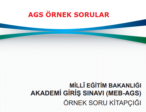 MEB AGS Örnek Sorular Yayınlandı