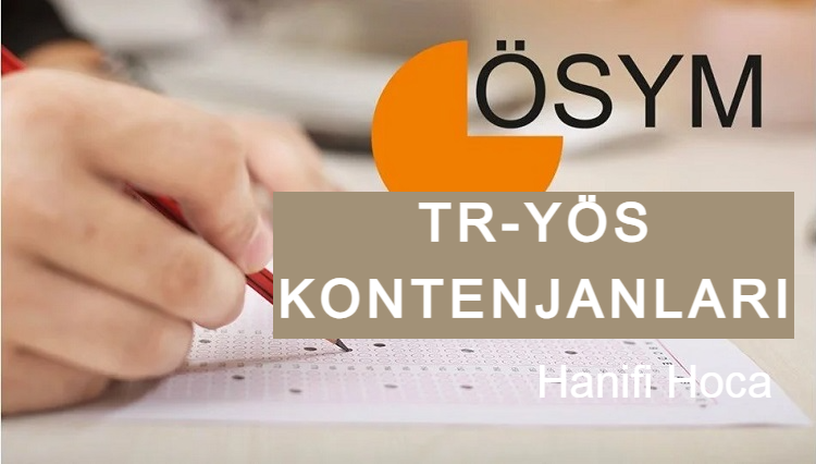 2024 2025 TR-YÖS Kontenjanları Neler (Tüm Üniversiteler)