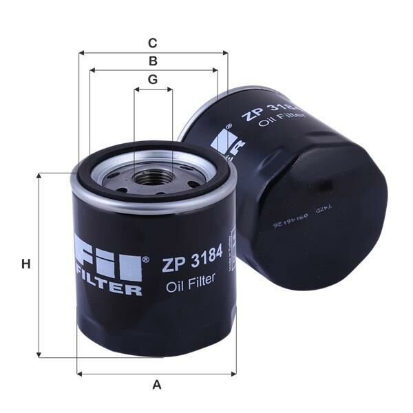 FİL ZP3184 YAĞ FİLTRESİ BMAX CMAX FİESTA FOCUS GALAXY KUGA MONDEO MUSTANG SMAX DİSCOVERY SPORT FREELANDER RANGE ROVER EVOQUE HILUX LAND CRUISER YARİS