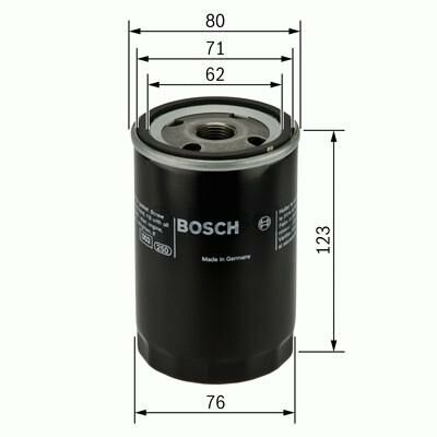 BOSCH YAĞ FİLTRESİ AUDİ A3 A4 A6 İBİZA LEON FABİA 451103033 ZP3241