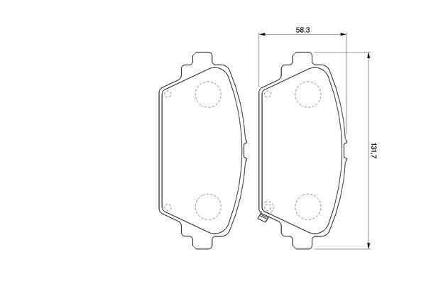 Bosch ON FREN BALATASI PRIMERA P12 03>10