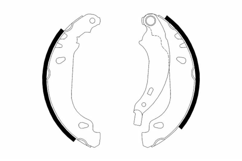 Bosch ARKA FREN BALATASI PABUC CLIO II SYMBOL LOGAN SANDERO 1.2 / 1.4 / 1.5 / 1.6 (ABS SIZ)