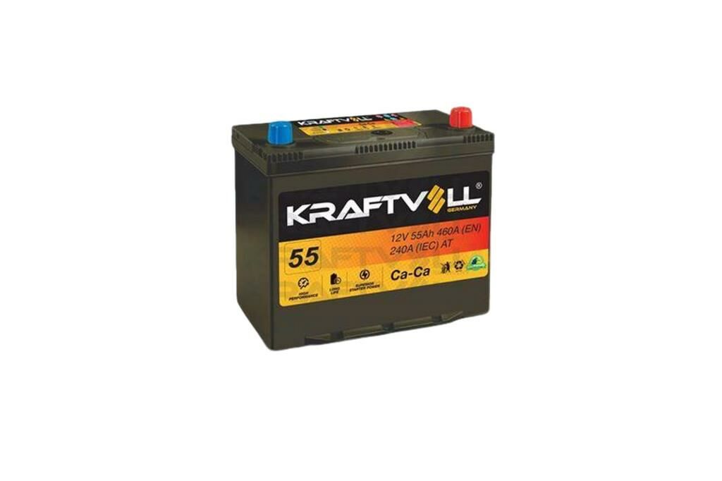 Kraftvoll AKU 12V 55 AH NS60 (238×129×227) TAM KAPALI DAR JAPON