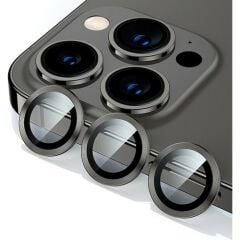 Adaman Apple iPhone 11 Pro Uyumlu Su Toz ve Düşmeye Dayanıklı 3'lü Set Kamera Lens Koruyucu