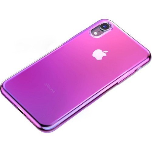 Baseus Glow iPhone XR Uyumlu Kılıf Pembe