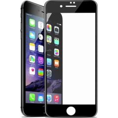 Adaman Apple iPhone 6 Için Siyah Ekran Koruyucu Kırılmaz Cam