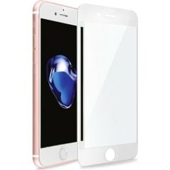 Adaman Apple iPhone 6 Plus – 6s Plus Temperli Beyaz Ekran Koruyucu Kırılmaz Cam