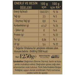 Değirmen Dövme (Yarma) 1250 Gr