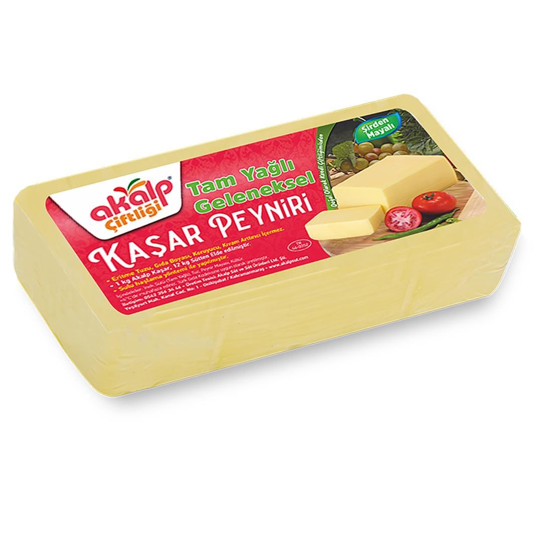 Tam Yağlı Kaşar Peyniri 800 Gr
