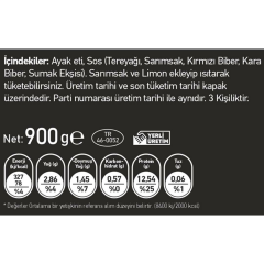 Odun Ateşinde Maraş Ayak Paça 900 Gr (3 Kişilik)