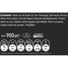 Odun Ateşinde Maraş Kelle Paça 900 Gr (3 Kişilik)