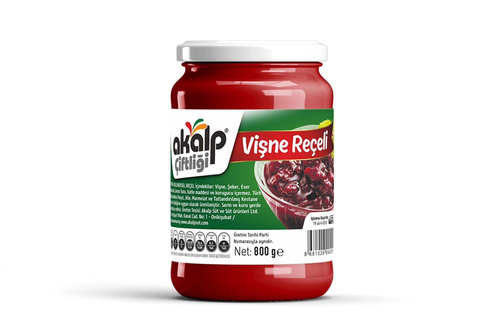 Vişne Reçeli 800 Gr