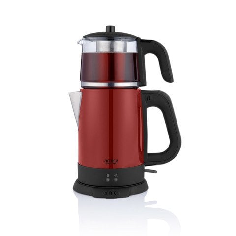 Arnica IH33204 Demli Stil Kırmızı Cam Çay Makinesi