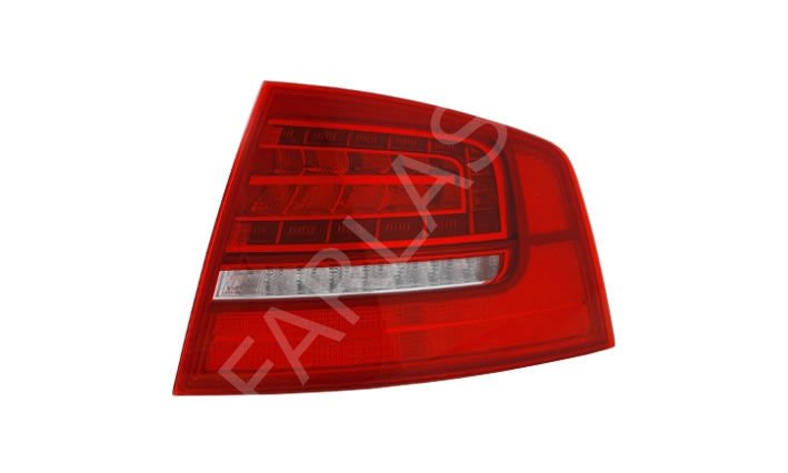 AUDI A8 2007-2010 Duylu LED Stop Çamurluk (Dış) Sağ