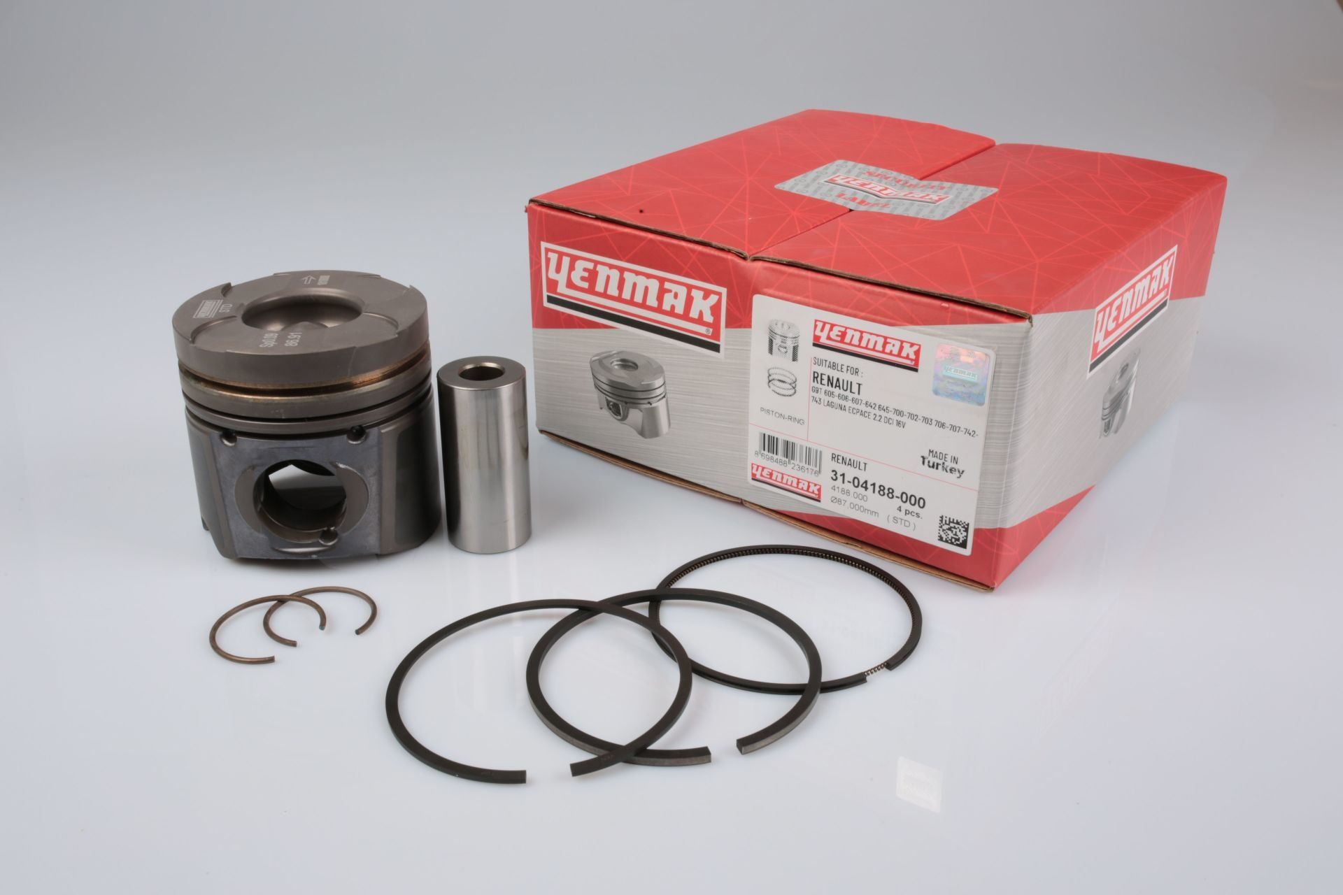 Motor Piston Segman'lı 0.50 (Adet) | Renault Espace 4, Laguna 2 2.2 TD G9T