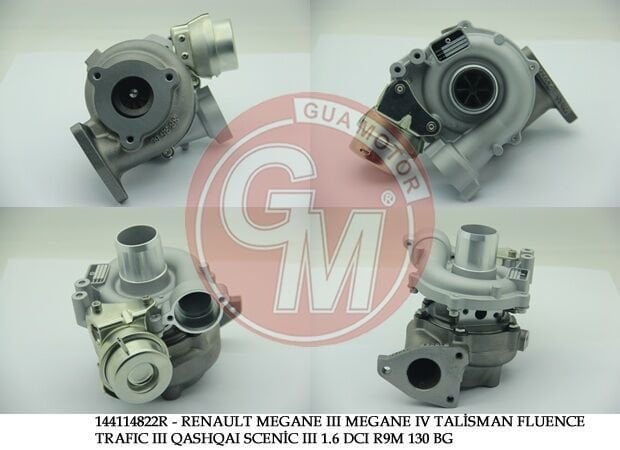 Turbokompresör | Renault Megane 4, Talisman, Trafic 3 1.6 Dci R9M