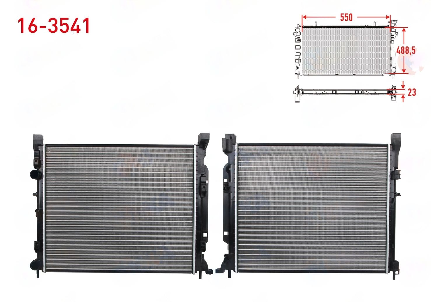 Motor Su Radyatörü Klimalı Tip | Renault Kangoo 3 1.5 Dci K9K (2008-2020)