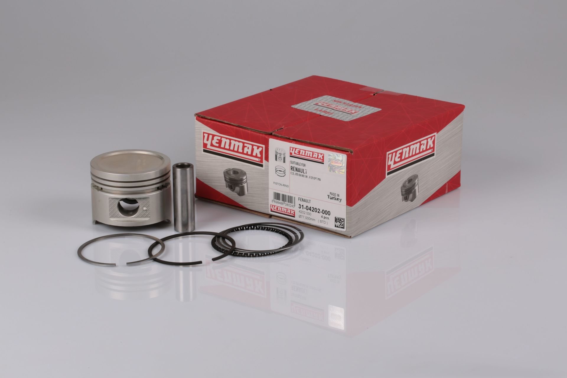 Motor Piston Segman'lı STD (ADET) | Renault R9 Fairway - R21 Optima 1.6 8V C2L