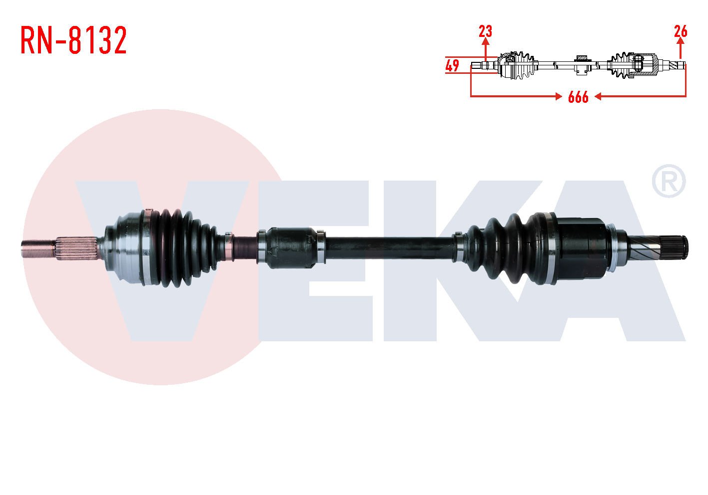 Sol Ön Aks Komple (Mekanik 5 Vites) | Renault Clio 4 1.2 16 D4F (2013-2016)