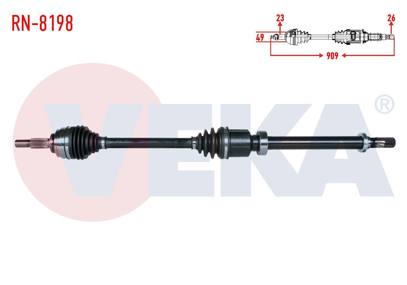 Sağ Ön Aks (Mekanik 5-6 Vites) | Renault Clio 4 1.2 Tce H5F 0.9 Tce H4B (2013-2020)