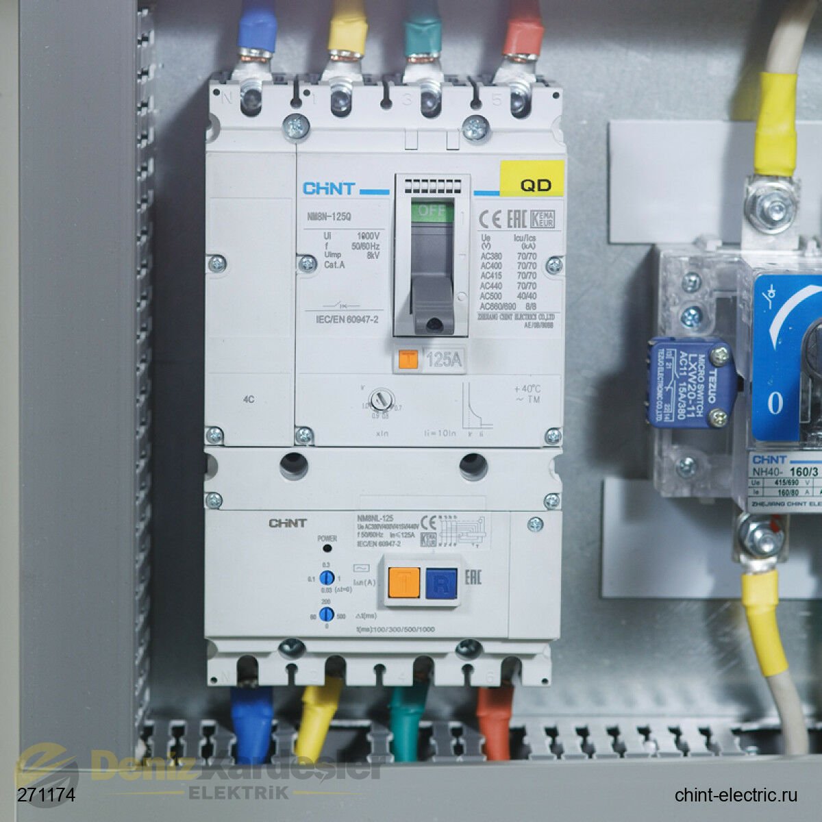 CHİNT NM8N-250S 3 Kutuplu 200A 50kA Termik Manyeti