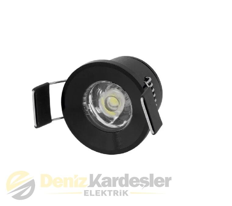 CATA 1,5W YILDIZ SPOT POWER LEDLİ SİYAH KASA (GÜN