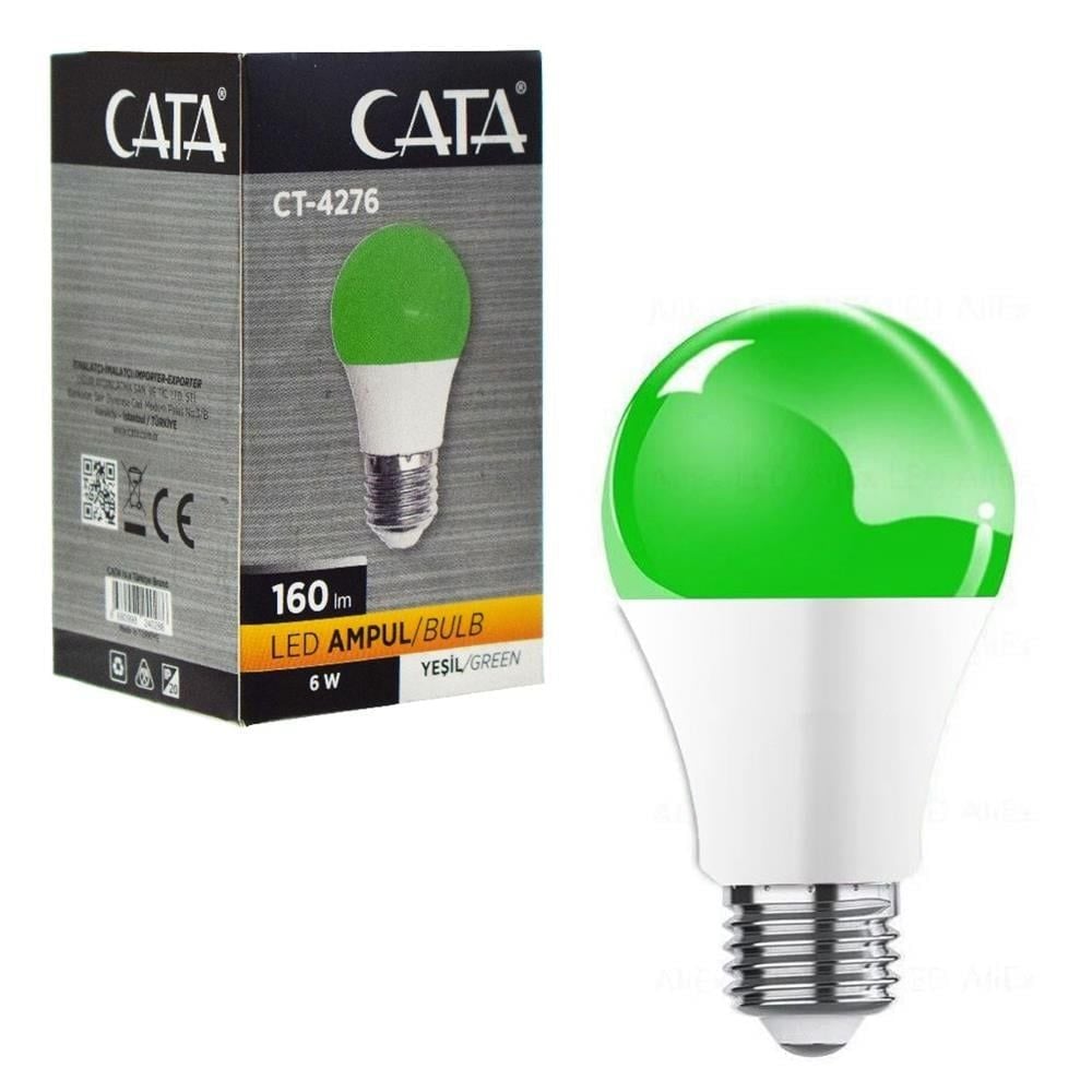CATA 6W LED AMPUL (E-27) (YEŞİL)