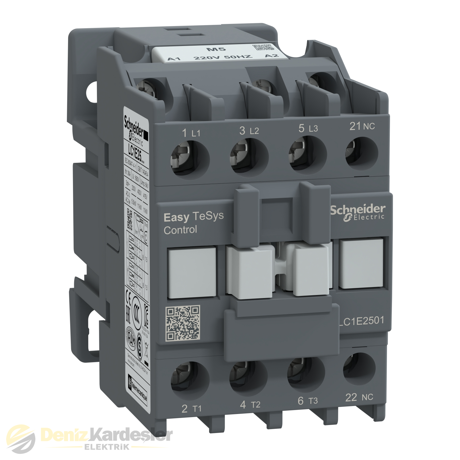 SCHNEİDER EASYPACT TVS KONTAKTÖR 3P 25A 220VAC 50H