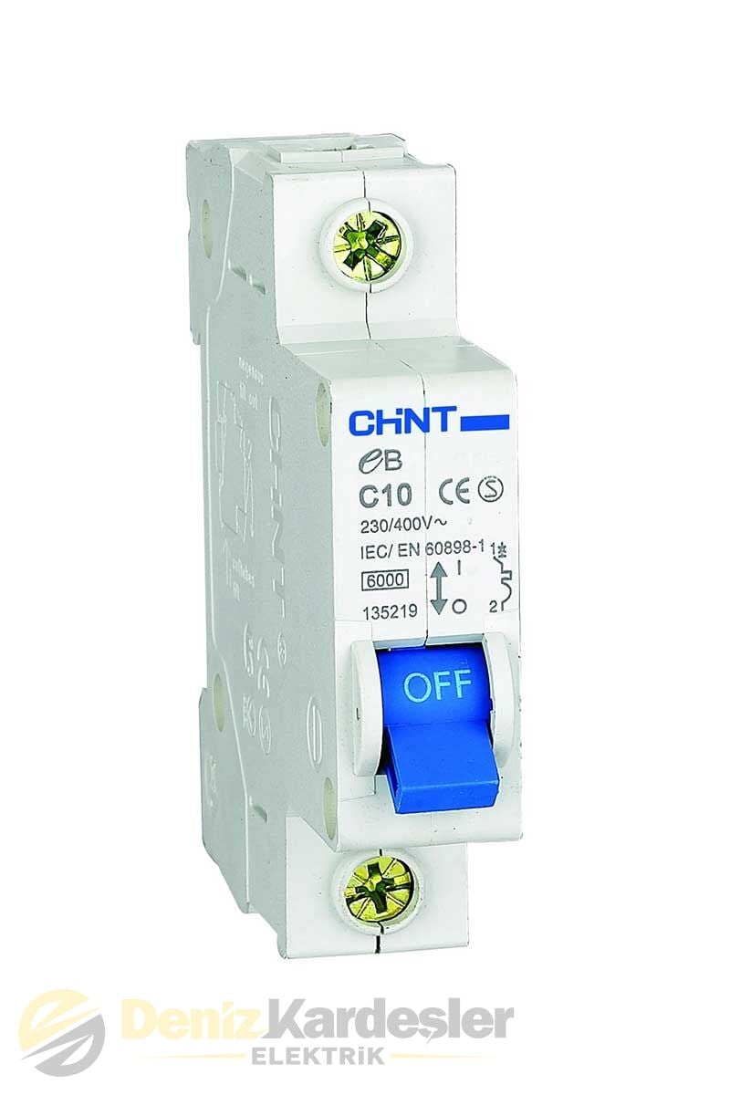 CHİNT eB Serisi / 1 Kutuplu 4,5kA / C tipi 6A Oto