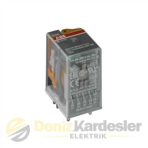 ABB MİNYATÜR RÖLE 230V AC 14 PİNLİ, 250V AC, 6 A